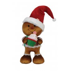 Χριστουγεννιάτικος Διακοσμητικός Αρκούδος Πολύχρωμος (37cm)